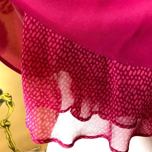 Ann Taylor Pink Silk Summer Dress - Picture 6 of 6